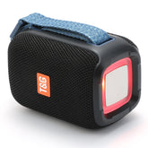 Altavoz Bluetooth portátil resistente al agua T&G TG339 RGB Light de 5 W